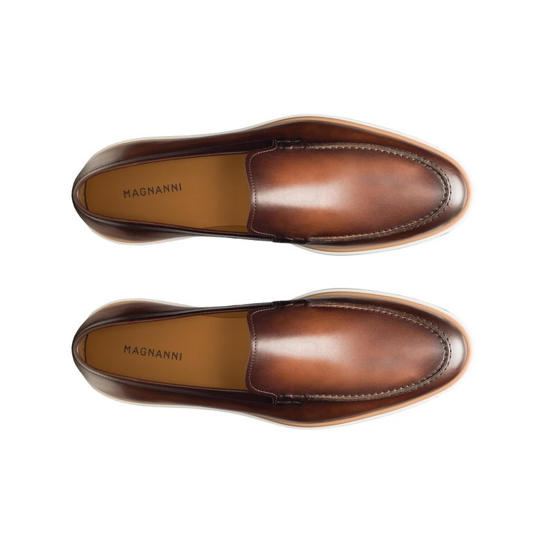Magnanni | Lourenco Toe Loafer Brown