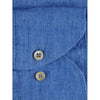 Stenstroms | Fitted Linen Sport Shirt BLUE