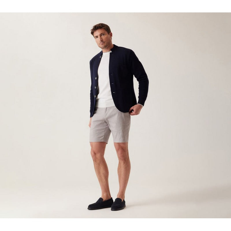 DEKE | Oasis Bermuda In Lifesync Linen Stretch Grey