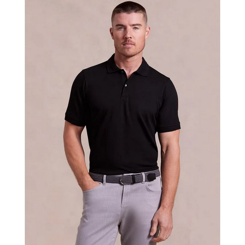 R51 | The Holden Double Knit Polo black