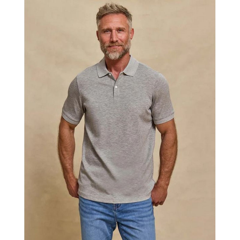 R51 | The Holden Double Knit Polo Grey