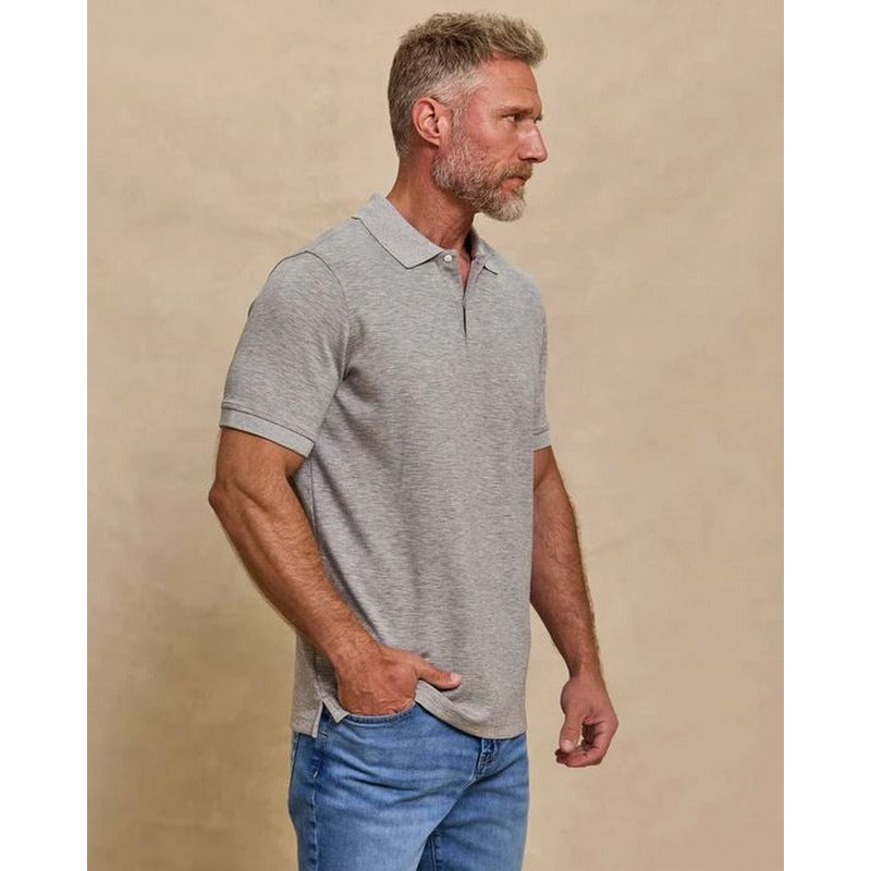 R51 | The Holden Double Knit Polo Grey