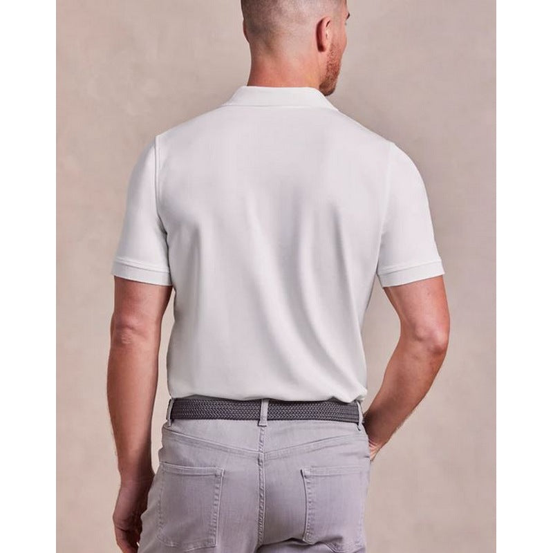 R51 | The Holden Double Knit Polo White