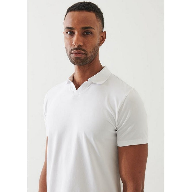 Patrick Assaraf | Pima Stretch Polo White