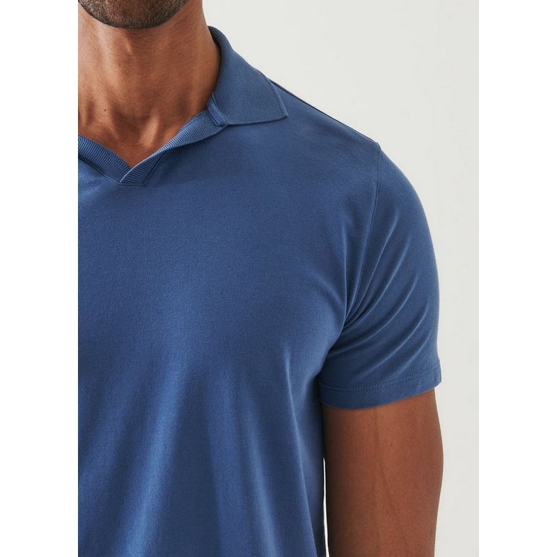 Patrick Assaraf | Pima Stretch Polo Indigo
