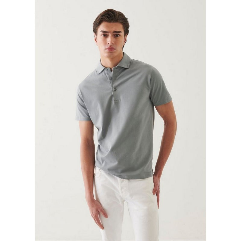 Patrick Assaraf | Pima Stretch Polo Seafoam
