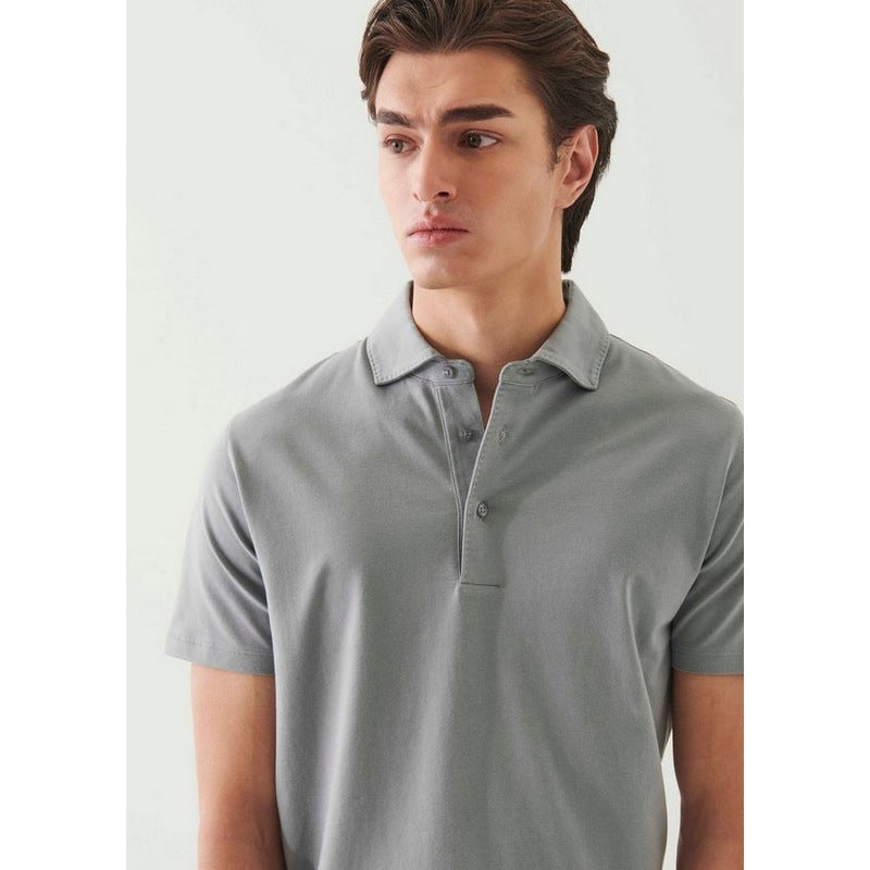 Patrick Assaraf | Pima Stretch Polo Seafoam