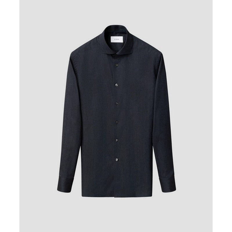Eton Shirts | Signature Flannel Dress Shirt Blue