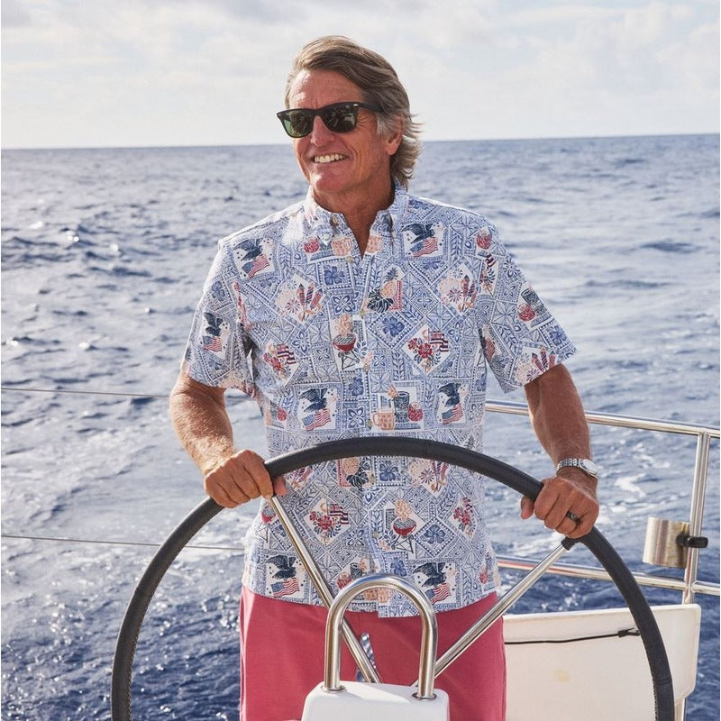 Reyn Spooner | Summer Commemorative 2025 (Button Down) BLUE