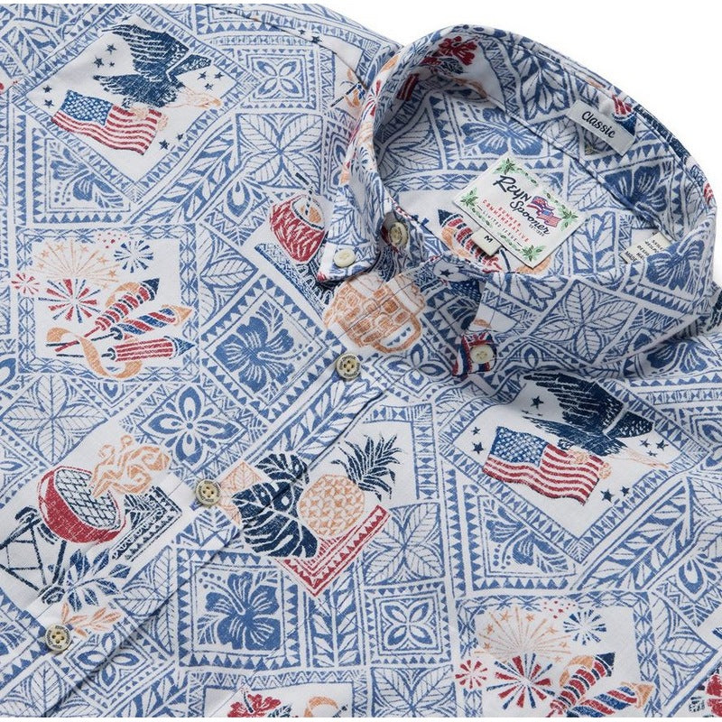 Reyn Spooner | Summer Commemorative 2025 (Button Down) BLUE