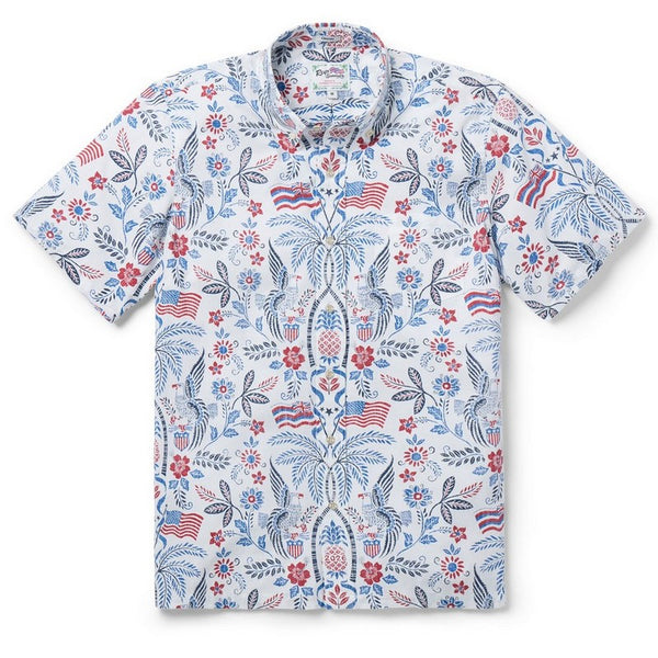 Reyn Spooner | Summer Commemorative 2026 White