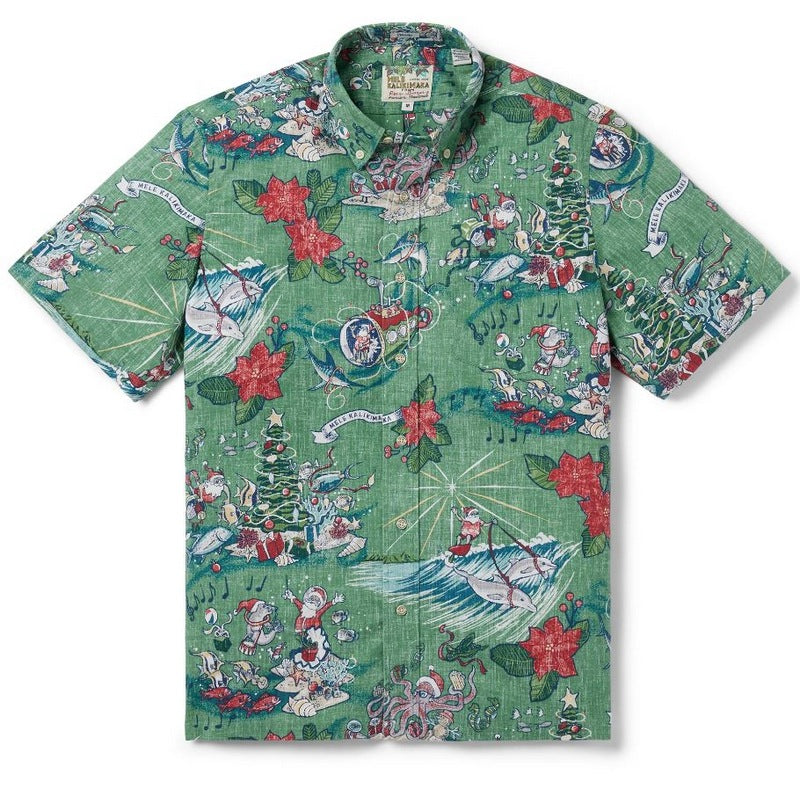 Reyn Spooner | Hawaiian Christmas 2024 (Button Down) MISTLETOE