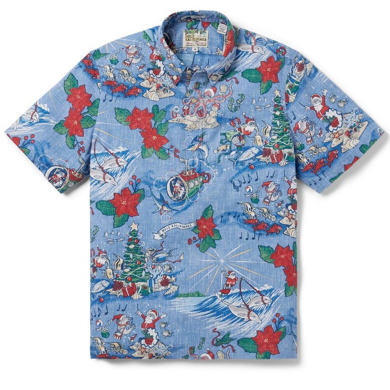 Reyn Spooner | Hawaiian Christmas 2024 (Pull Over) BLUE