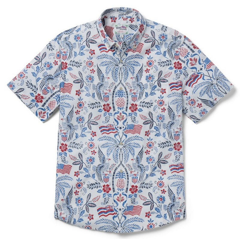 Reyn Spooner | Summer Commemorative 2026 White