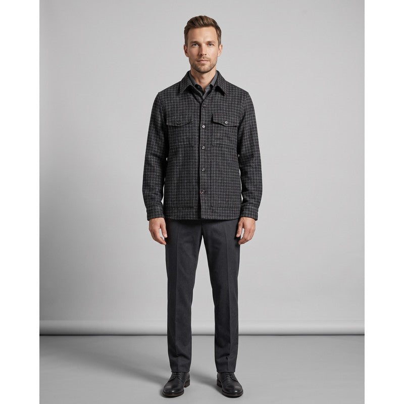Isaia Wool-Cashmere Overshirt