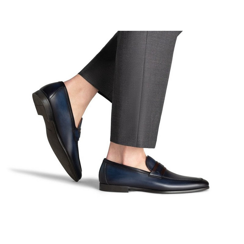 Magnanni | Daniel Penny Loafer Navy