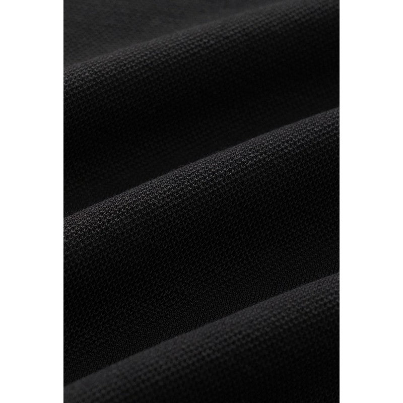 Close-up of black textured fabric