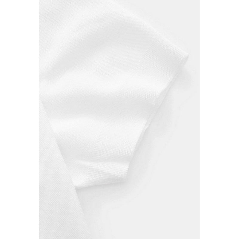 White fabric texture swatch