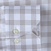 Stenstrom | Twill Checked Dress Shirt Beige