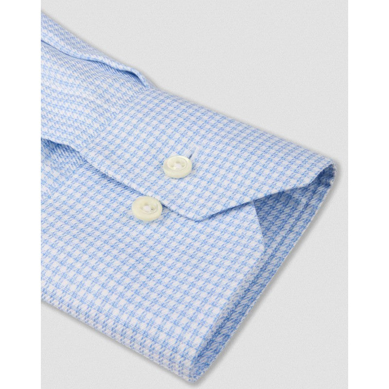 Stenstroms | Checked Twill Dress Shirt 103