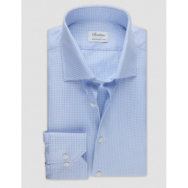 Stenstroms | Checked Twill Dress Shirt 103