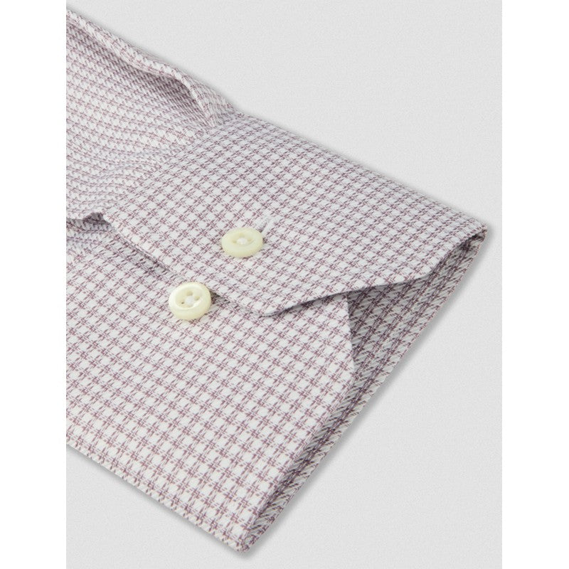 Stenstroms | Checked Twill Dress Shirt 673