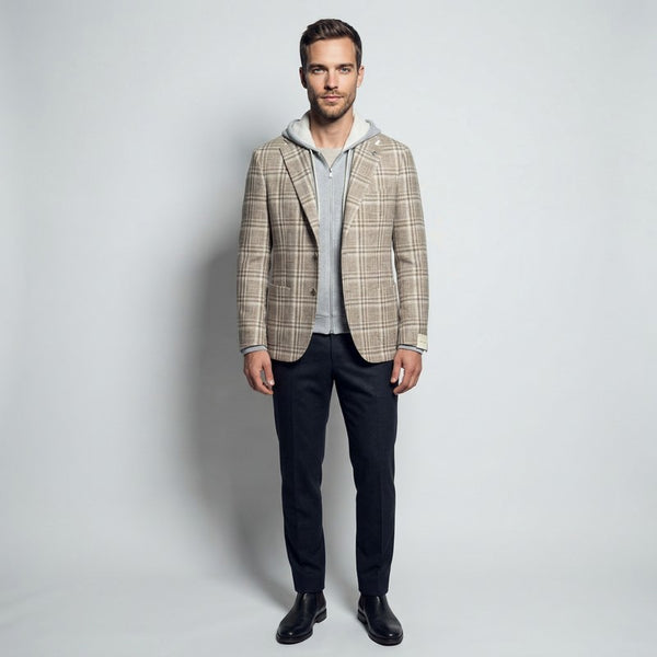 L.B.M. 1911 | Plaid Silk-Blend Jacket
