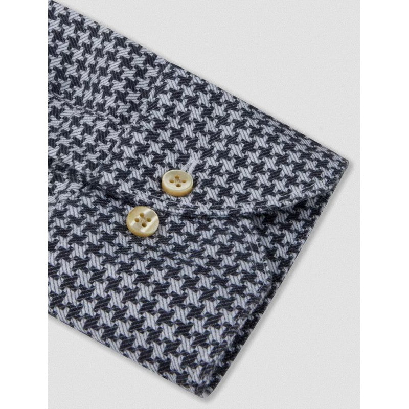 Stenstroms | Patterned Oxford Shirt