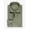 Stenstroms | Fitted Body Linen Shirt Green