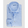Eton Shirts | Linen Sport Shirt Lt Blue