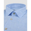 Eton Shirts | Linen Sport Shirt Lt Blue