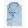 Stenstroms | Fitted Body Linen Shirt Light Blue