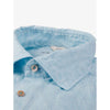 Stenstroms | Fitted Body Linen Shirt Light Blue