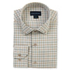 Scott Barber checkered shirt on a white background