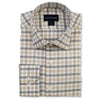 Scott Barber checkered shirt on a white background