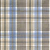 Plaid pattern with shades of brown, blue, and beige.
