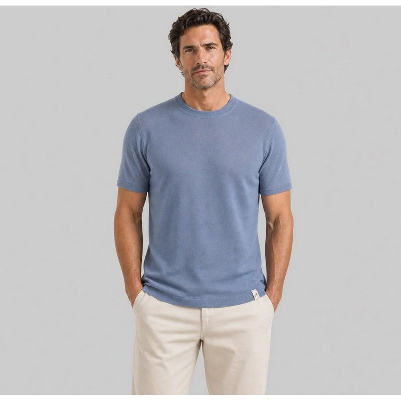 Rye 51 | Amalfi LUxury Linen Tee  BLUE