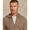 RYE51 | Aspen Cashmere Full Zip Hoodie Taupe