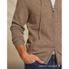 RYE51 | Aspen Cashmere Full Zip Hoodie Taupe