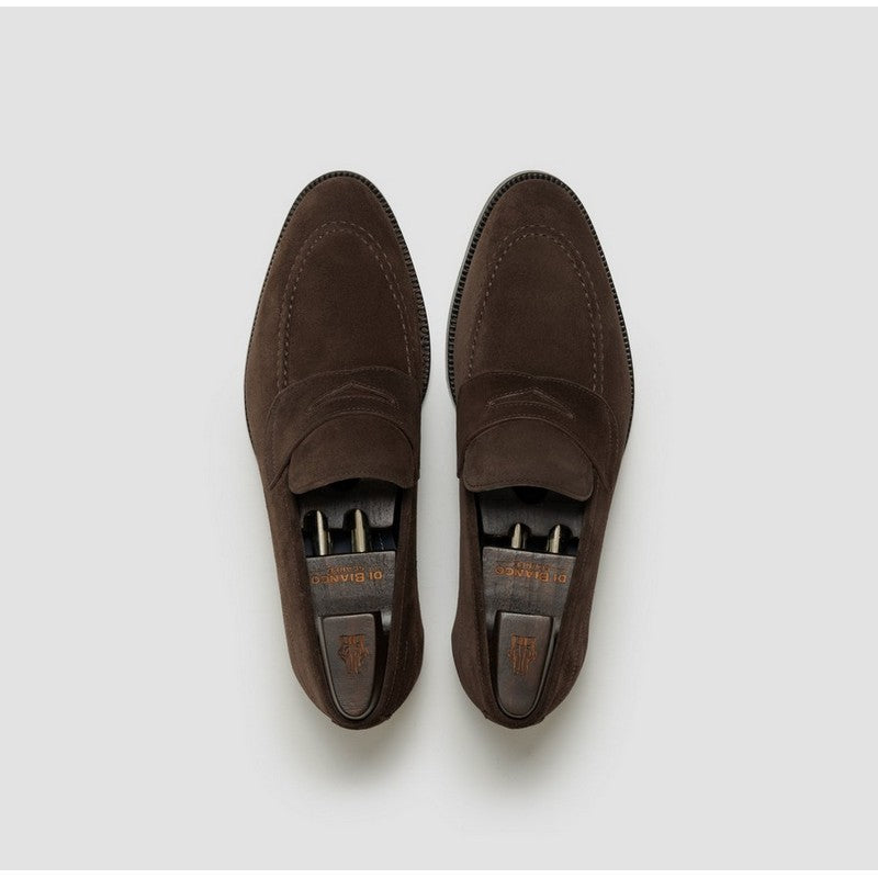 Di Bianco | Aviano Suede Loafer Mahogany