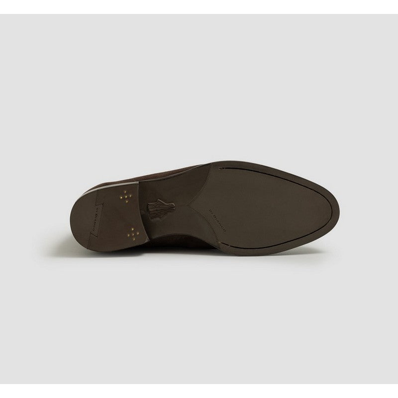 Di Bianco | Aviano Suede Loafer Mahogany
