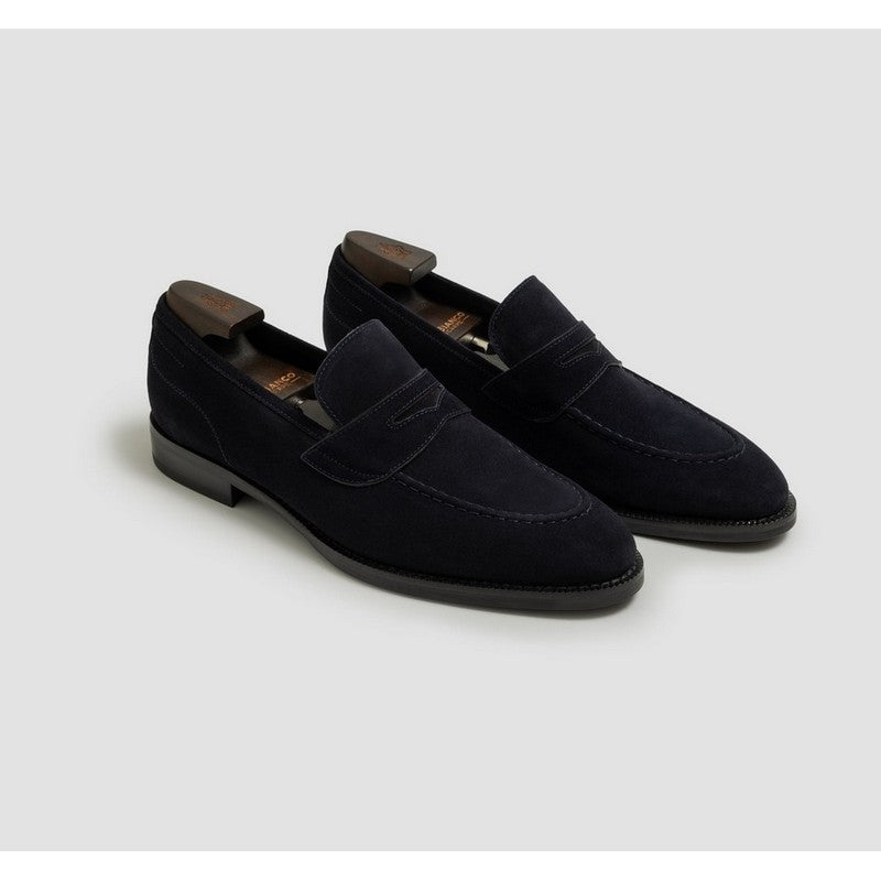 Di Bianco | Aviano Suede Loafer Navy