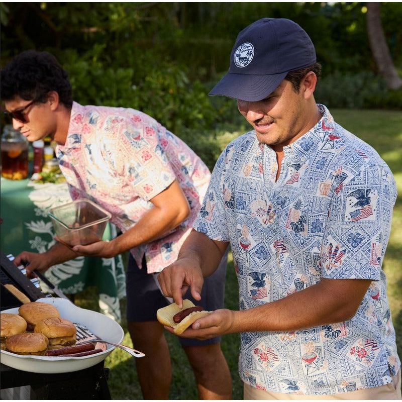 Reyn Spooner | Summer Commemorative 2025 (Button Down) BLUE AND RED