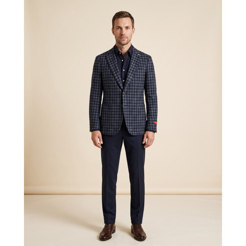 ISAIA | Gingham-Check Blazer