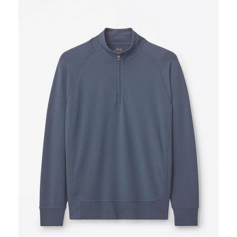 Orchard & Broome | Eldridge Terry Quarter-Zip denim