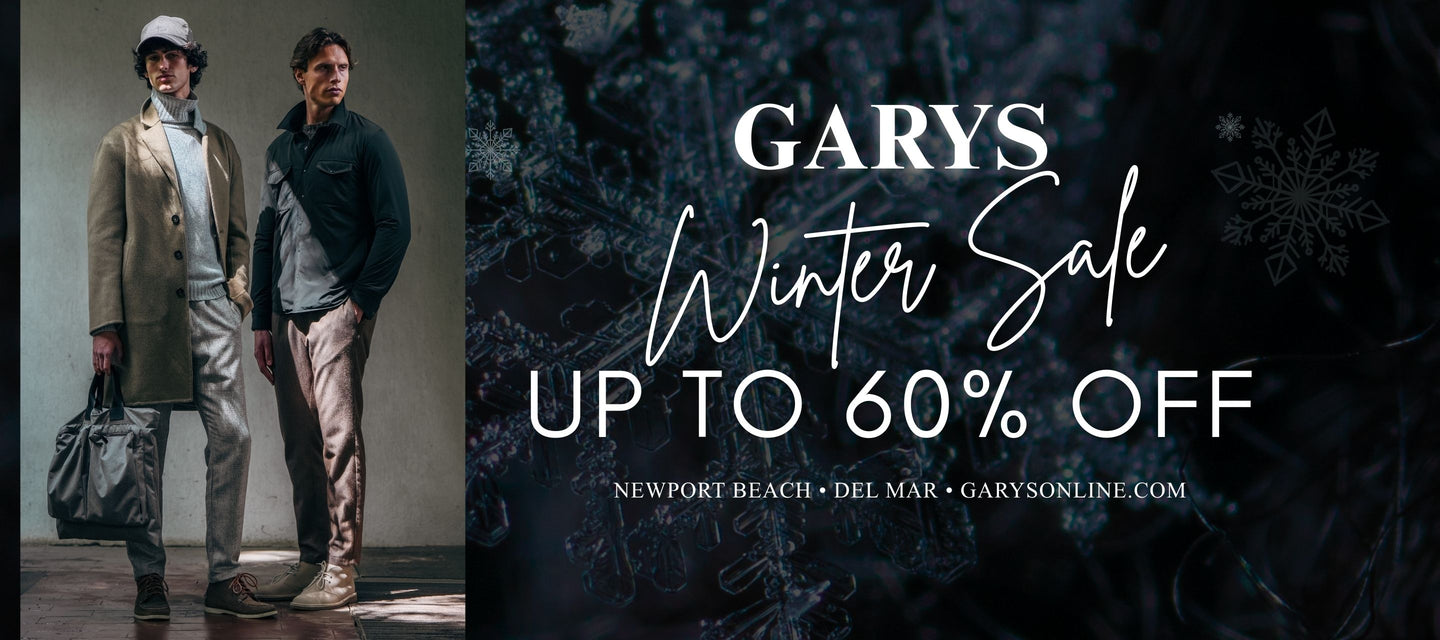 GARYS winter sale up to 60% off the fall 2025 collection