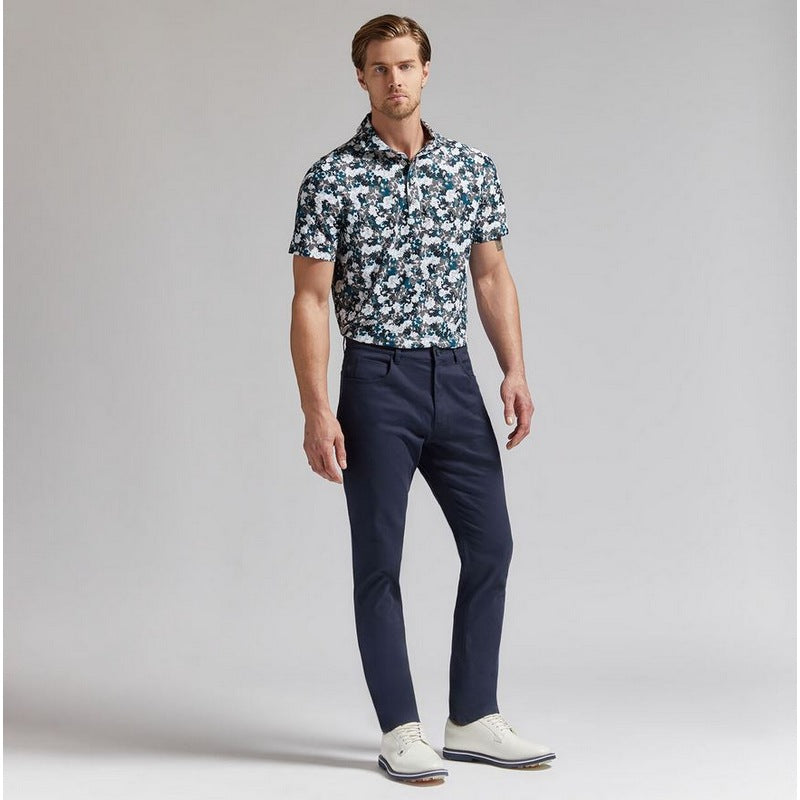 BRIEFING GOLF MS CAMO PRINT POLO（NAVY／M） camo_mens_golf_polo_black__539