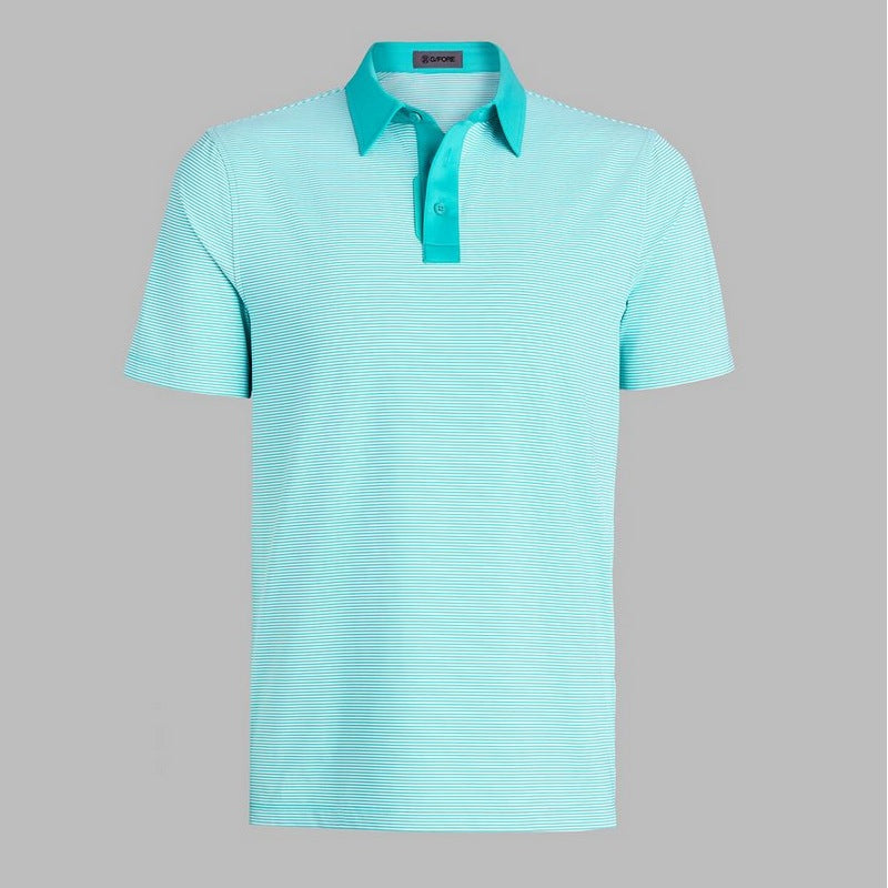 G/Fore | Feeder Stripe Tech Polo Siren