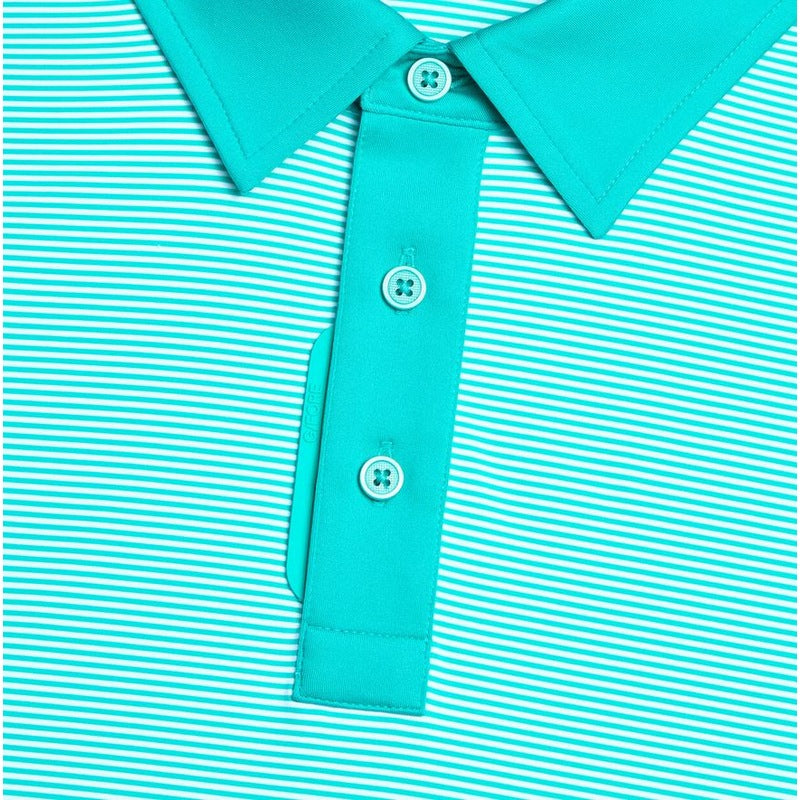 G/Fore | Feeder Stripe Tech Polo Siren
