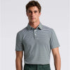 G/Fore | All Play Stripe Stretch Polo Pine